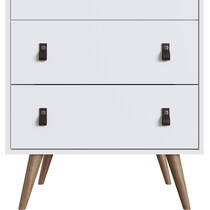 nalda white dresser   