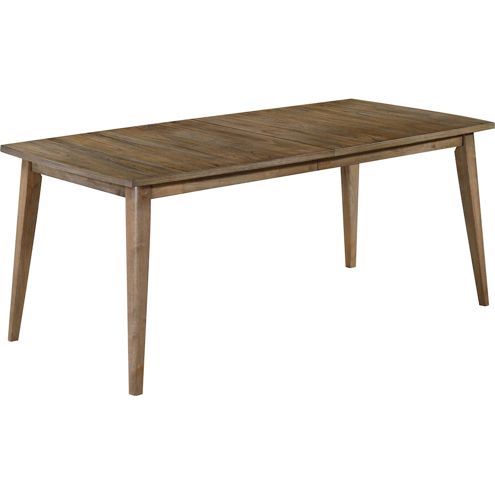 nanessa dark brown dining table   