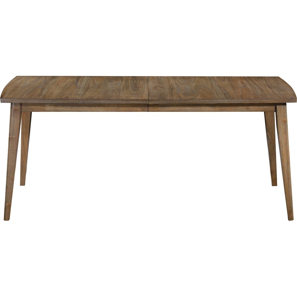 nanessa dark brown dining table   