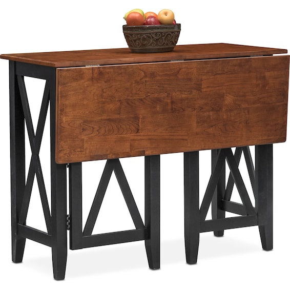 Nantucket Dining Table and 4 SlatBack Dining Chairs American