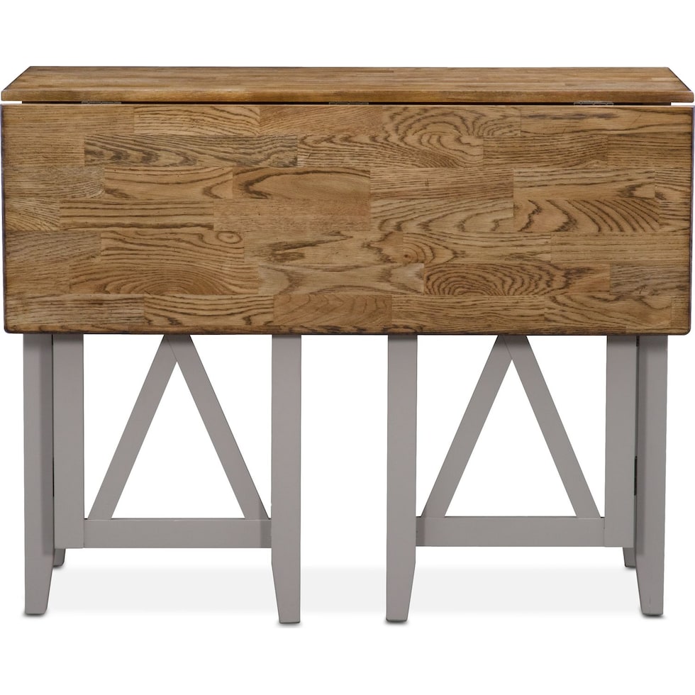 nantucket counter height dining oak oak and gray breakfast bar   