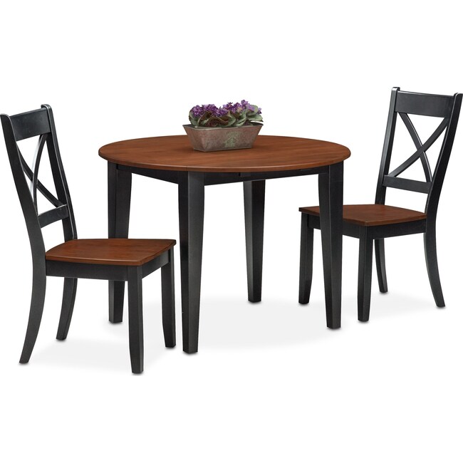 Dining Room Furniture - Nantucket Drop-Leaf Dining Table and 2 Dining Chairs