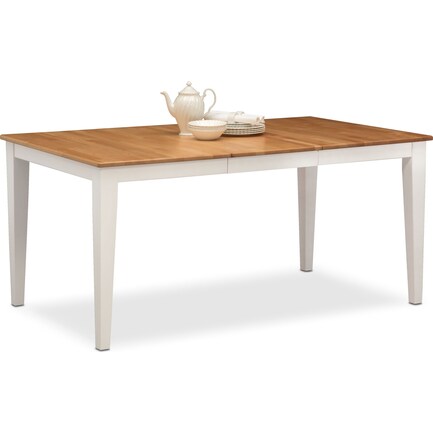 Nantucket Table - Maple and White