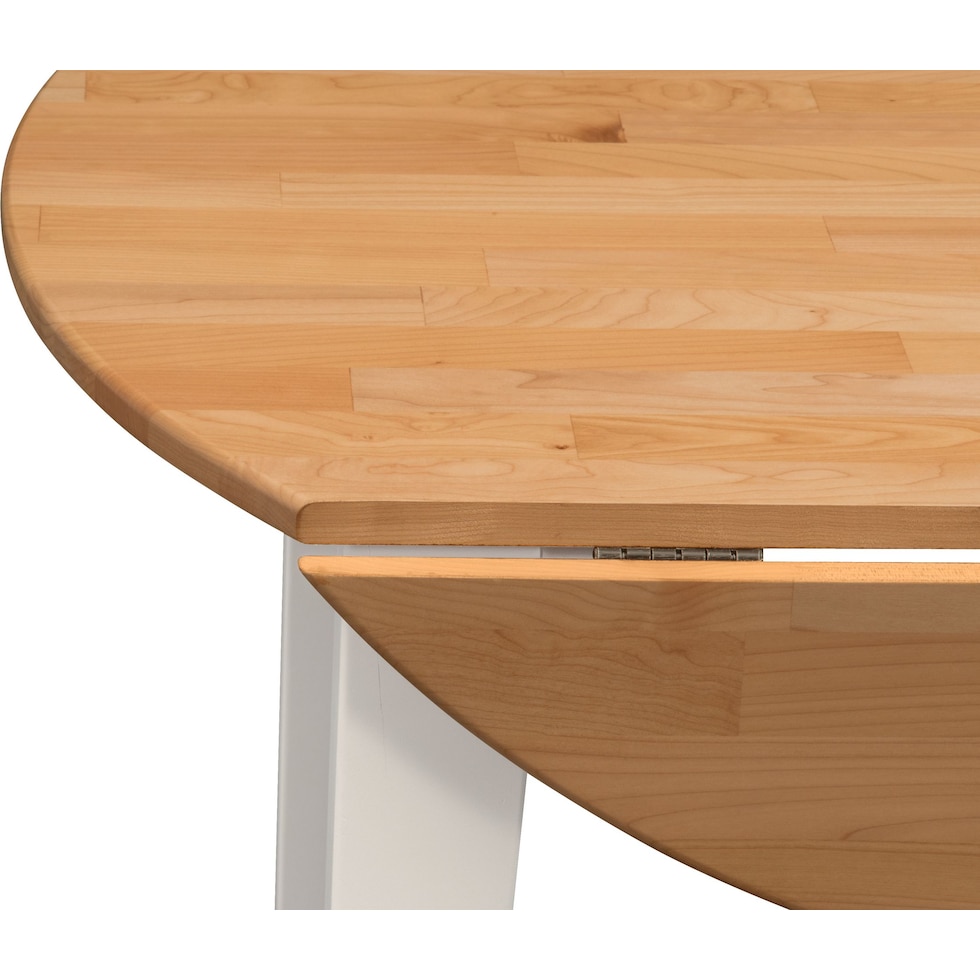 nantucket dining maple maple and white drop leaf dining table   