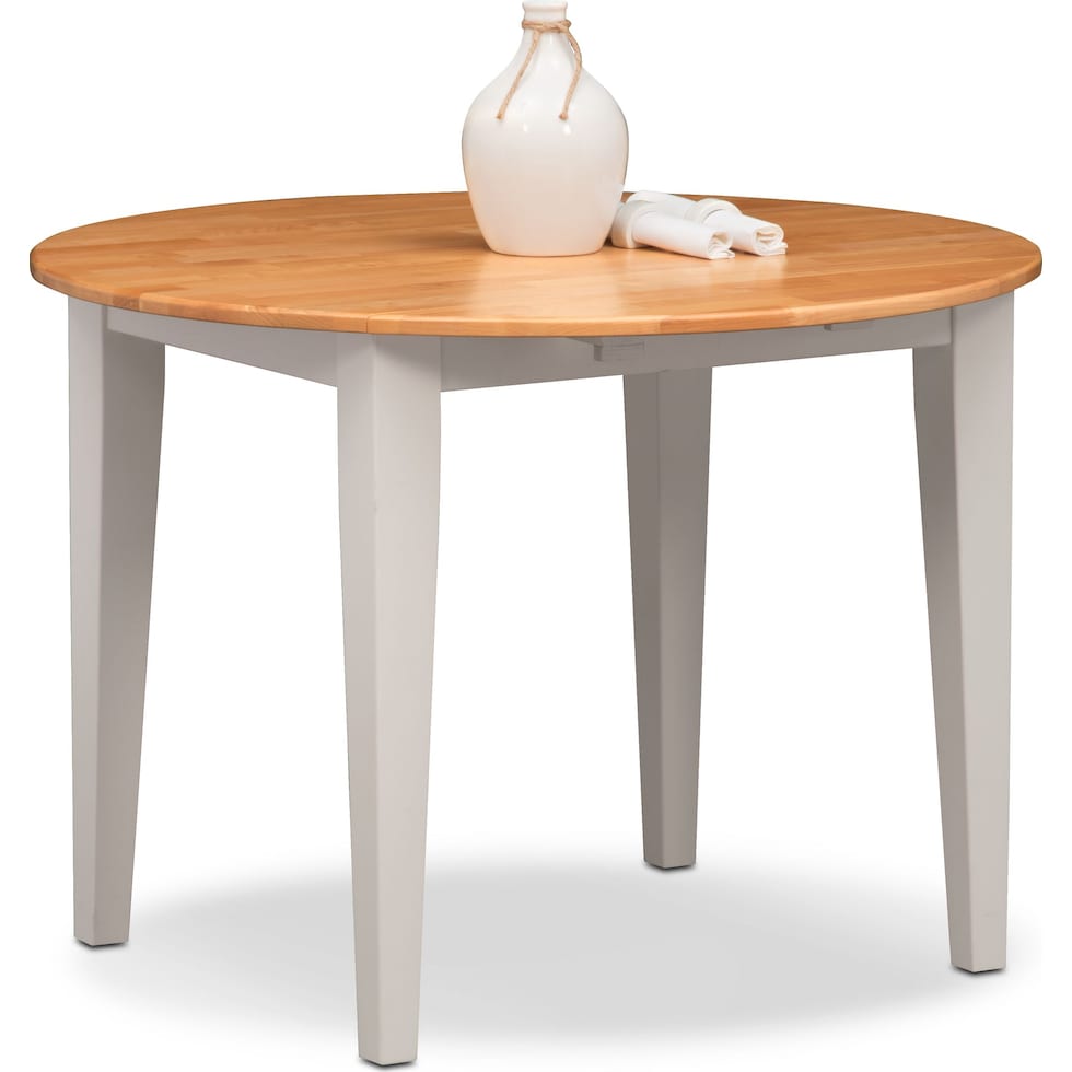 nantucket dining maple maple and white drop leaf dining table   