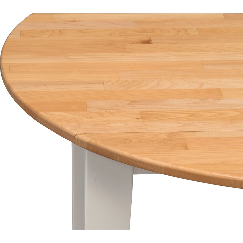 nantucket dining maple maple and white drop leaf dining table   