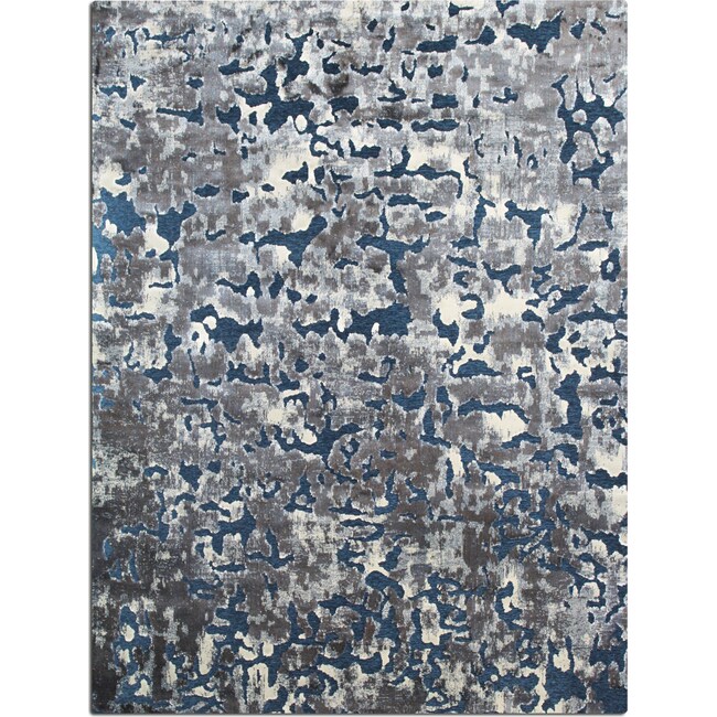 Rugs - Napa Area Rug - Blue and Gray