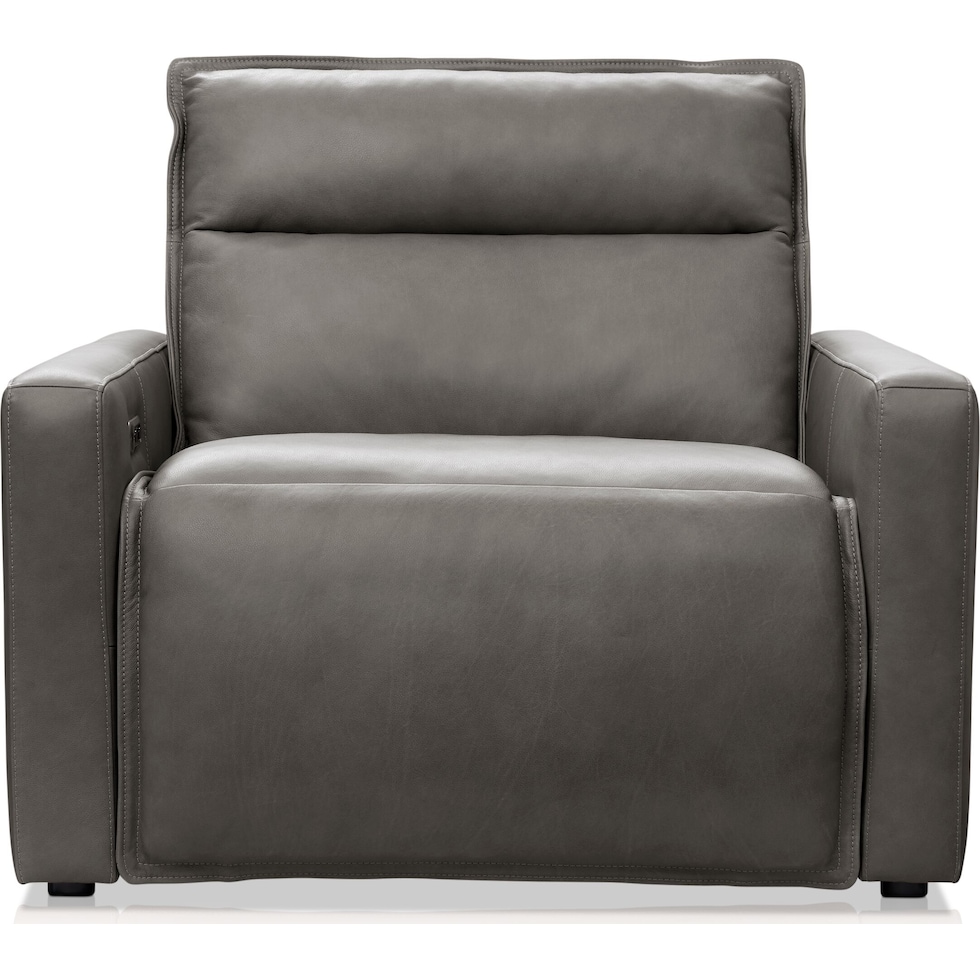 napa gray recliner   