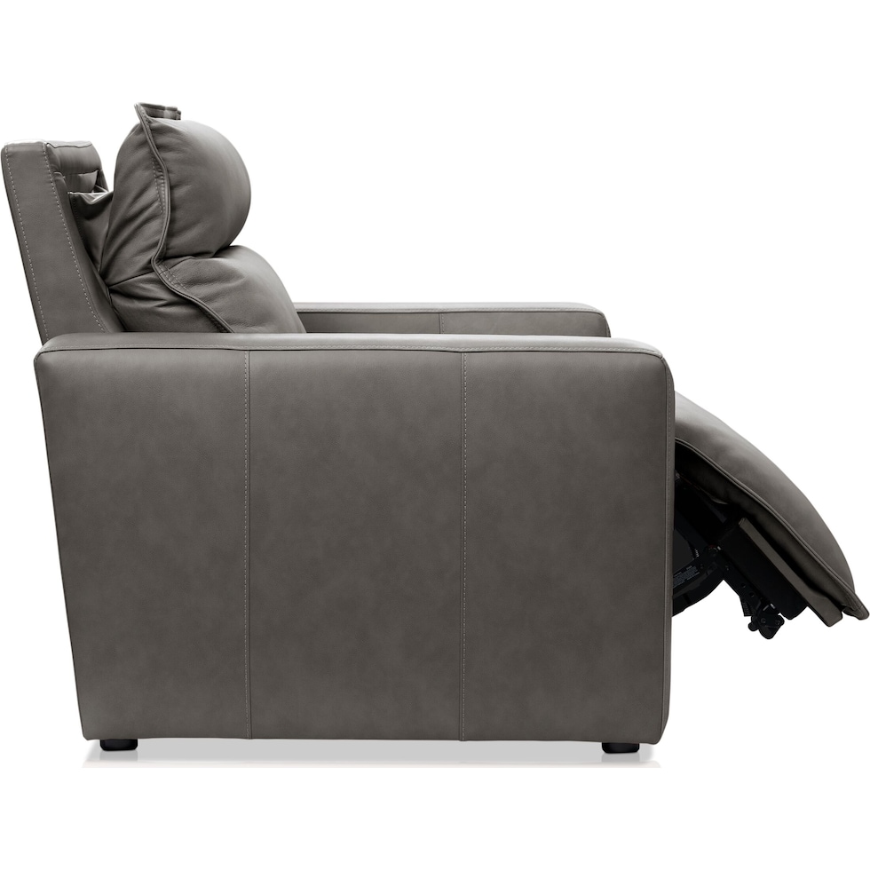 napa gray recliner   