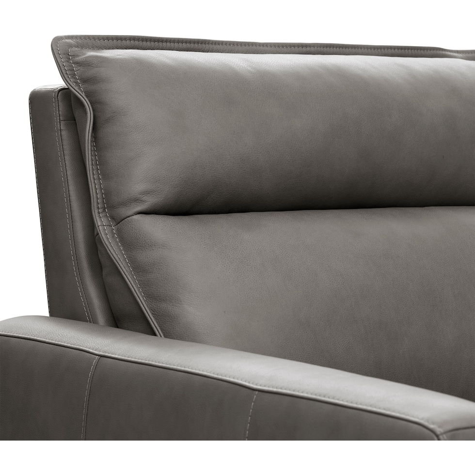 napa gray recliner   