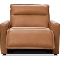 napa light brown recliner   