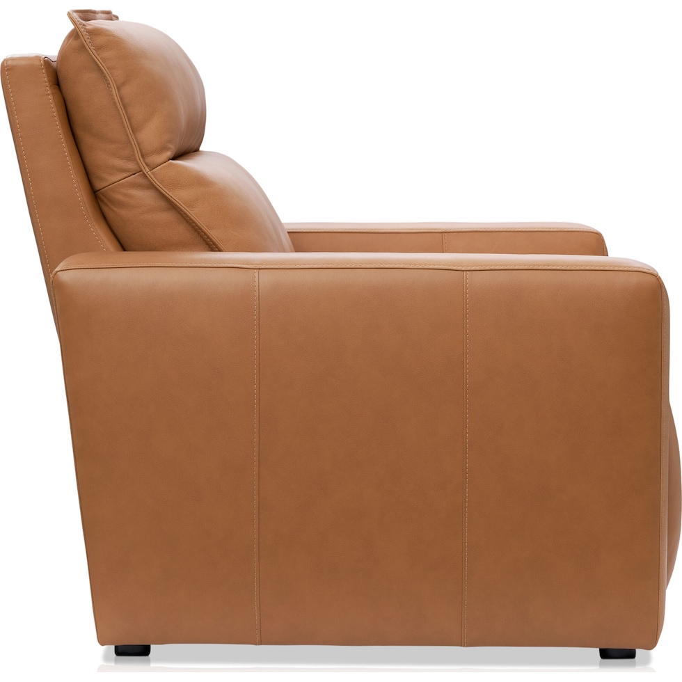 napa light brown recliner   