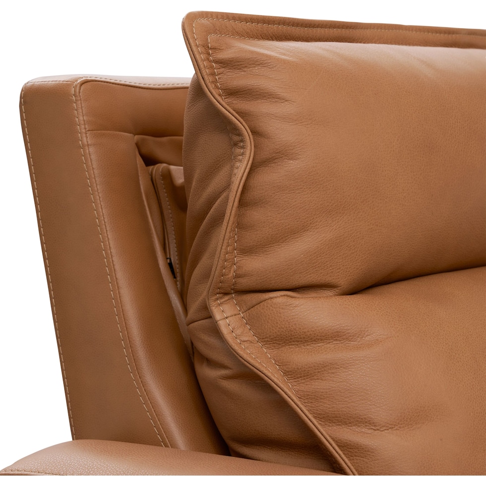 napa light brown recliner   