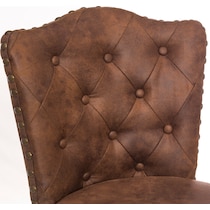 naples dark brown bar stool   
