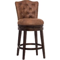 naples dark brown counter height stool   