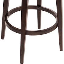 naples dark brown counter height stool   