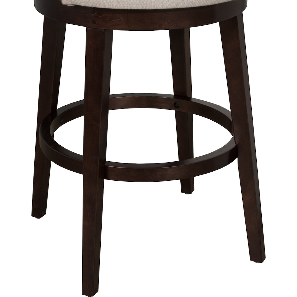 naples white counter height stool   