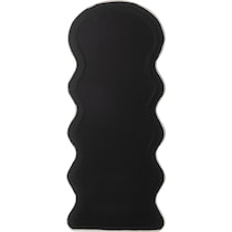 nara dark brown floor mirror   
