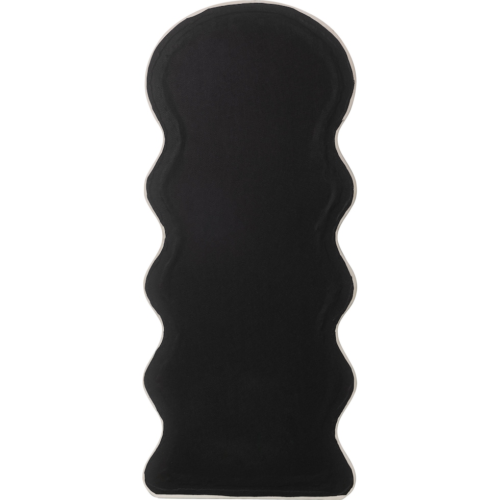 nara dark brown floor mirror   