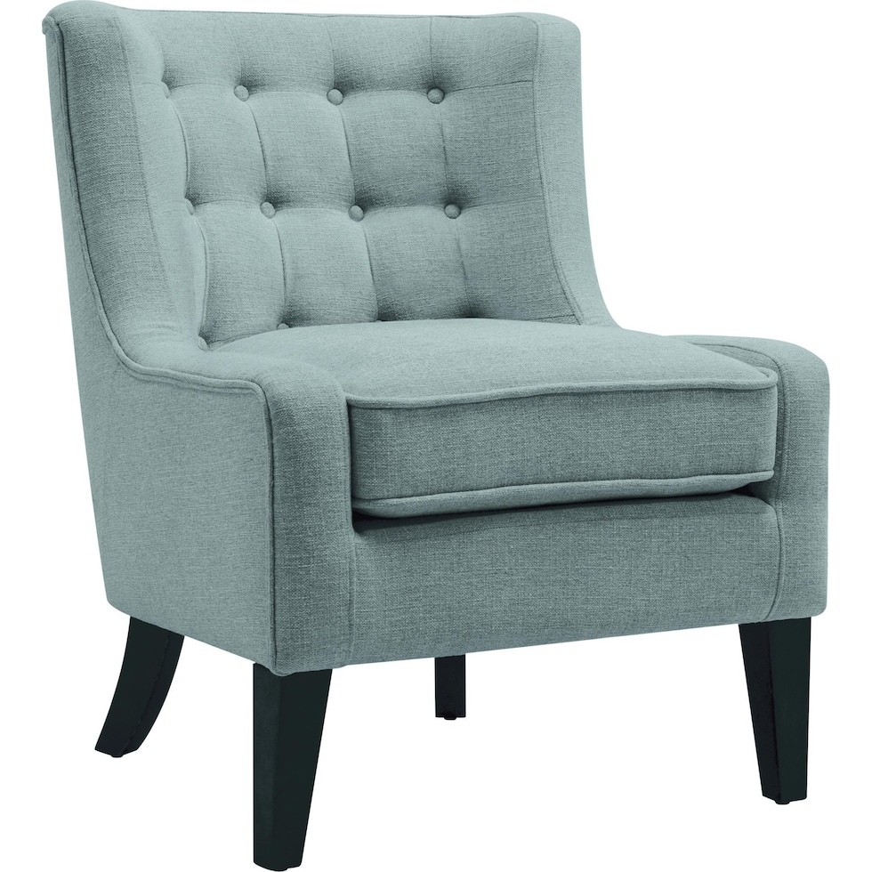 nashville blue accent chair   