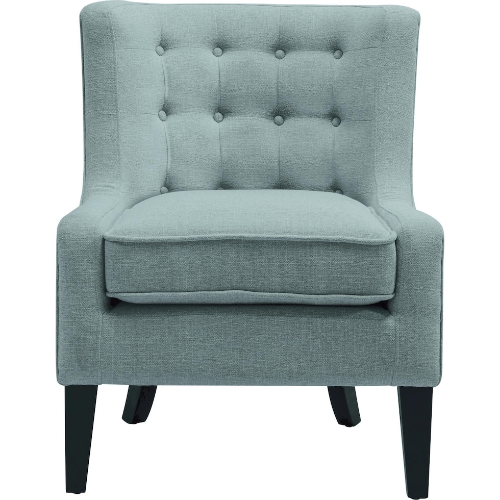 nashville blue accent chair   