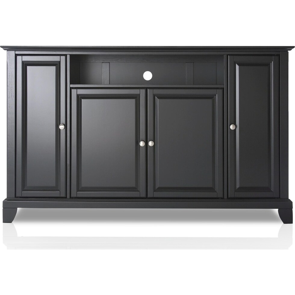 nathaniel black tv stand   