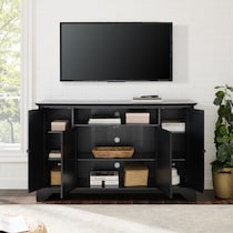 nathaniel black tv stand   