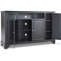 nathaniel black tv stand   