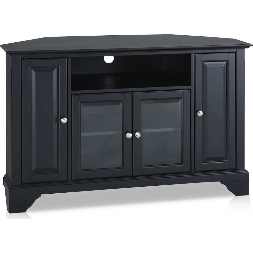 nathaniel black tv stand   