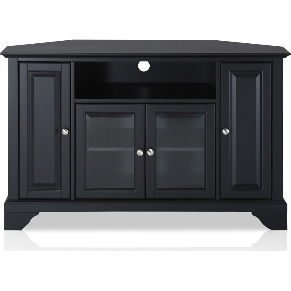 nathaniel black tv stand   