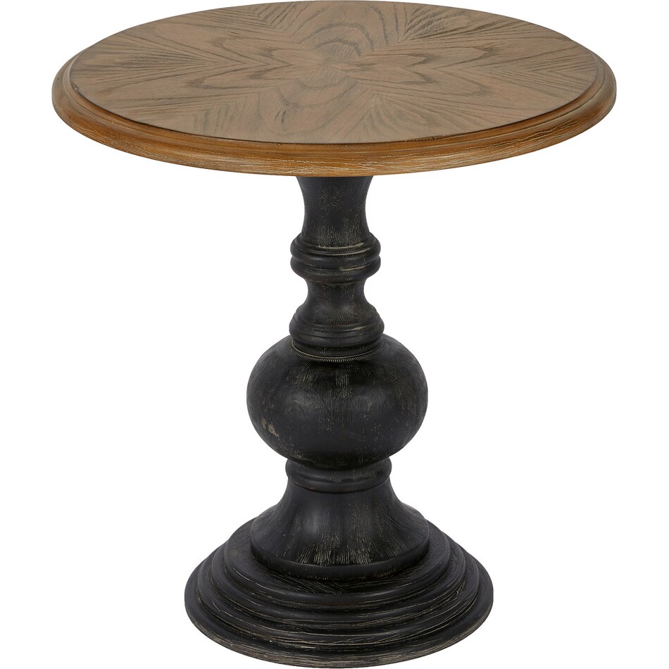 Erna Accent Table Natural/Black American Signature Furniture