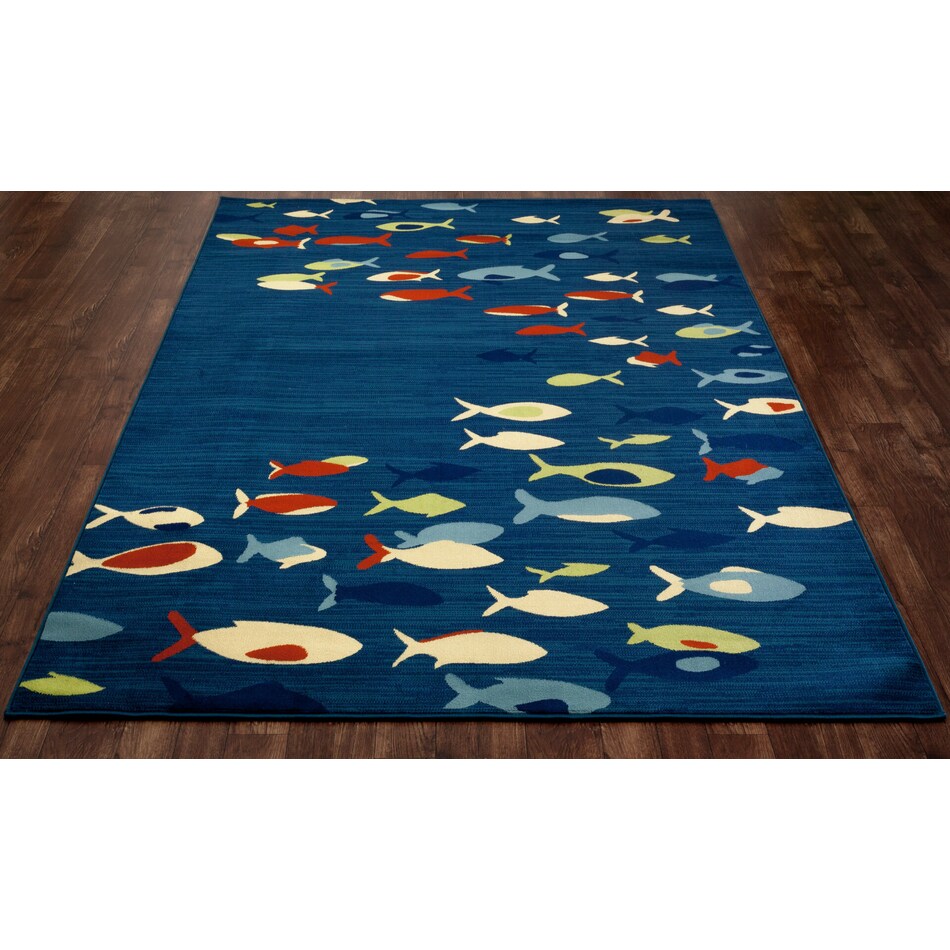 navy rug   
