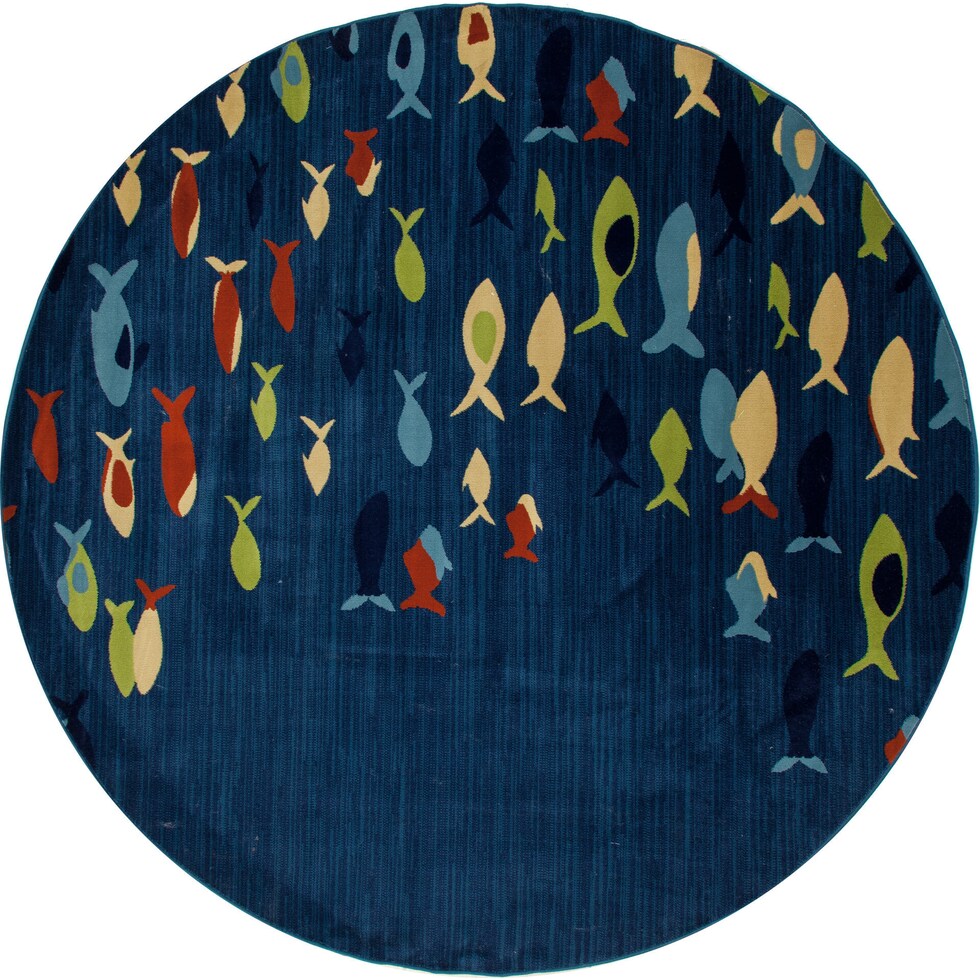 navy rug   