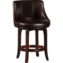 nayeli dark brown counter height stool   