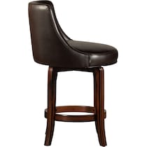 nayeli dark brown counter height stool   