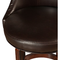 nayeli dark brown counter height stool   