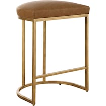 neil light brown bar stool   