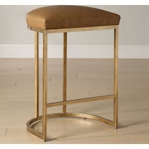 neil light brown bar stool   