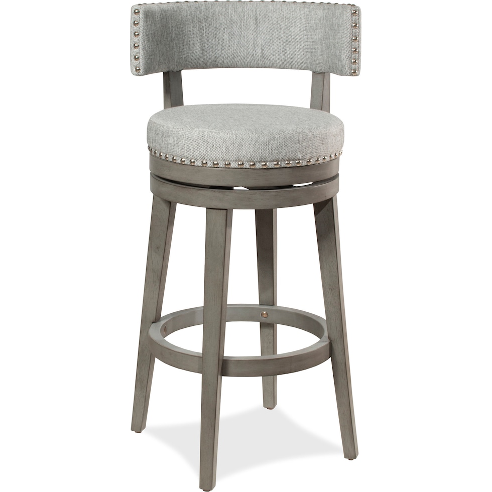 nella gray bar stool   