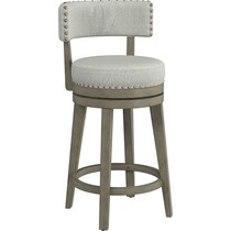 nella gray counter height stool   