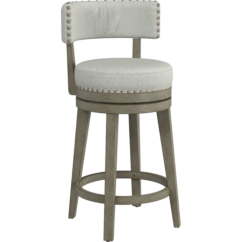 nella gray counter height stool   