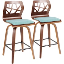 nellie dining blue counter height stool   