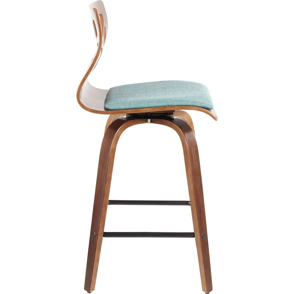 nellie dining blue counter height stool   