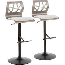 nellie dining gray bar stool   