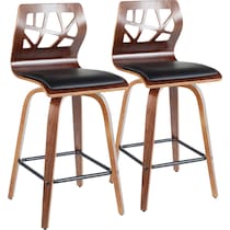 nellie black counter height stool   