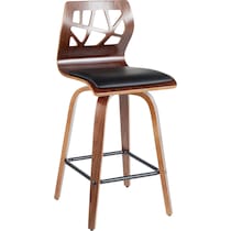 nellie black counter height stool   