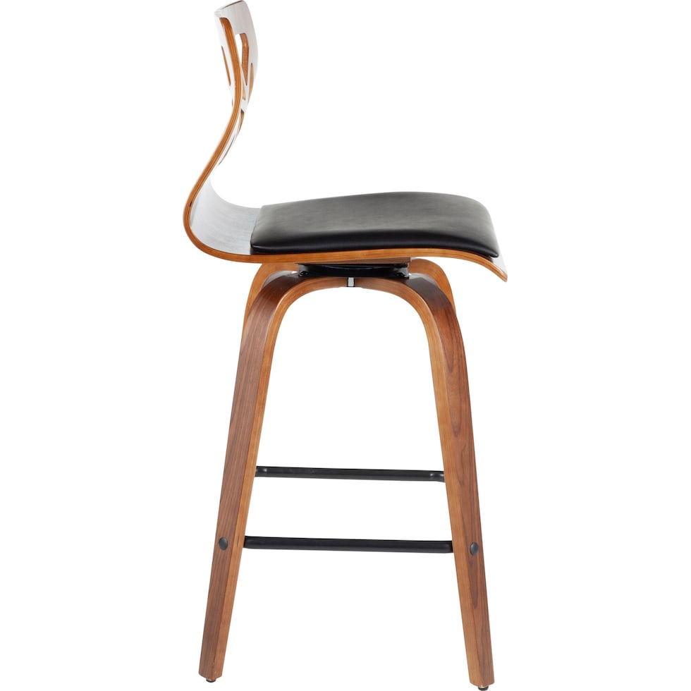 nellie black counter height stool   
