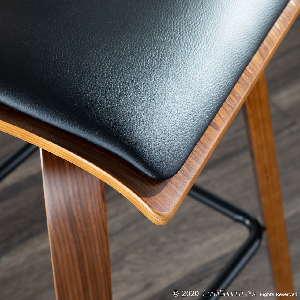 nellie black counter height stool   