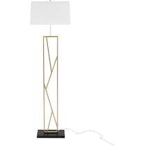 nellie gold floor lamp   