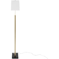 nellie gold floor lamp   